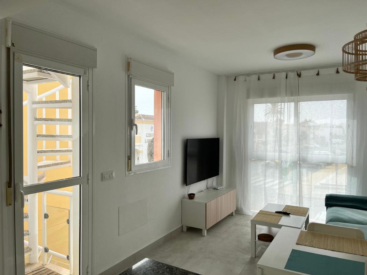 Atico Helena Con Solarium Y Jacuzzi Privado En Laguna Beach Vera Exterior foto