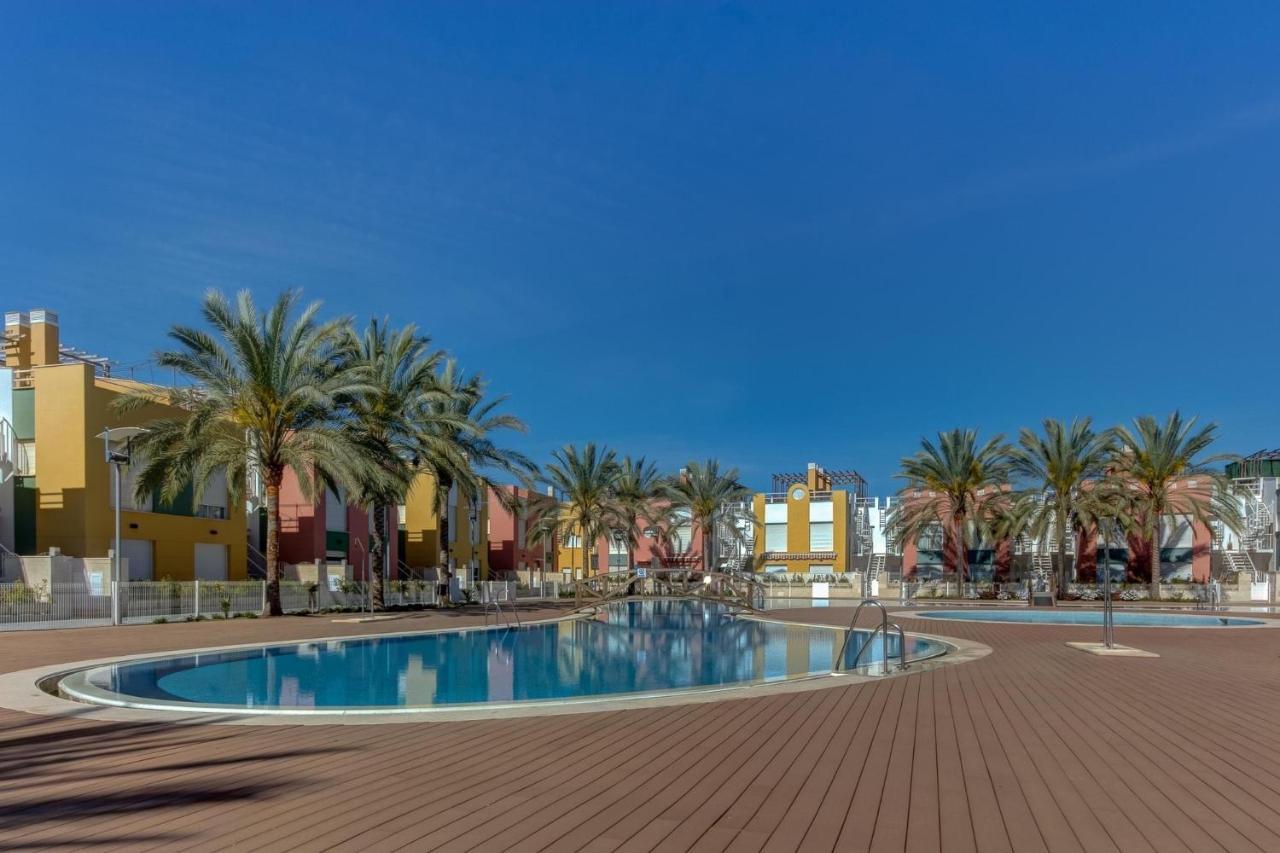 Atico Helena Con Solarium Y Jacuzzi Privado En Laguna Beach Vera Exterior foto